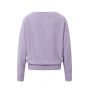 YAYA boatneck sweater ls rose purple