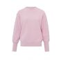 Yaya button detail sweater lady pink melange