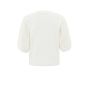 YAYA textured sleeves sweater off white