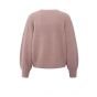 YAYA Trui met ribgebreide mouwen blush pink melang