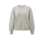 YAYA Trui met ribgebreide mouwen brownish grey mel