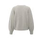 YAYA Trui met ribgebreide mouwen brownish grey mel