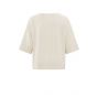 YAYA Oversized fine knitted t-shirt nature melange
