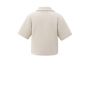 YAYA Sweater met halve rits chalk white