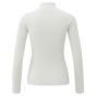 YAYA Fijne ribtrui met col early frost white