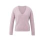 YAYA Zachte trui met V-hals cloud gray purple