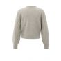 YAYA Vest met afneembare kraag brownish grey
