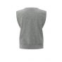 YAYA Gebreid gilet met V-hals medium grey melange