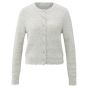 YAYA Vest met subtiele boorddetails cloud grey mel