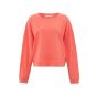 YAYA sweatshirt slub effect peach orange