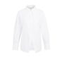 YAYA Poplin blouse met splitdetail pure white