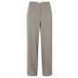 Yaya high waist wide leg pantalon fungi brown