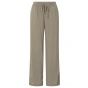 YAYA Woven trousers with wide legs seneca rock bei