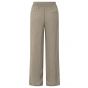 YAYA Woven trousers with wide legs seneca rock bei