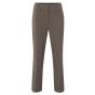 YAYA Broek met dubbele tailleband dark taupe grey 