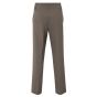 YAYA Broek met dubbele tailleband dark taupe grey 