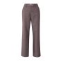 YAYA Glanzende geweven broek fudge purple dessin