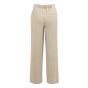 YAYA Geweven broek met plooien crockery brown