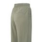 YAYA jersey wide leg trousers with slit army green