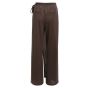 YAYA Jerseybroek met wijd model en aubergine purpl