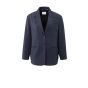 YAYA Blazer met bomberdetails inkwell blue