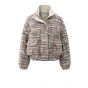 YAYA Boucl?? jasje met franjes blush pink dessin