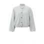 YAYA Jasje met drukknopen light grey melange