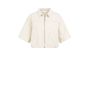 YAYA Denim look jacket cloud creme white