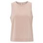 YAYA Sleeveless woven top soft mauve pink