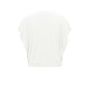 YAYA v-neck top elastic waistband linnen off white