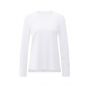 YAYA Jersey top met manchetten pure white