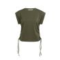 YAYA Top with cords army green