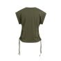 YAYA Top with cords army green
