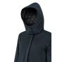 Yaya woven parka jacket cotton blend anthracite