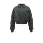YAYA Gewatteerde korte jas oyster black