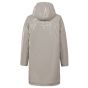 Yaya faux leather parka jacket with hood fungi