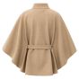 YAYA Soft woven poncho with collar light camel mel