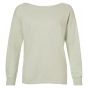 Yaya boatneck sweater l/s slub yarn dewkist green