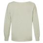 Yaya boatneck sweater l/s slub yarn dewkist green