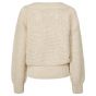 Yaya textured yarn sweater boatneck l/s sand
