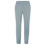 Yaya jersey scuba trousers cotton blend mid blue