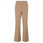 Yaya jersey wide leg trousers cotton dark sand