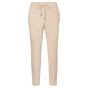Yaya jersey jogging trousers cotton blend fog sand