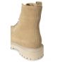 Yaya suede boot with bulky sole oat