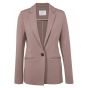 Yaya jersey scuba blazer cotton blend faded purple