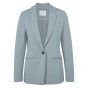 Yaya jersey scuba blazer cotton blend mid blue