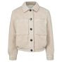 Yaya teddy jacket with big pockets sesame sand