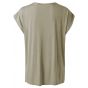 Yaya fabric mix top seagrass green