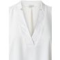 Yaya v-neck blouse 3/4 sleeves blanc de blanc