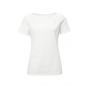Yaya fitted boatneck tee bright white